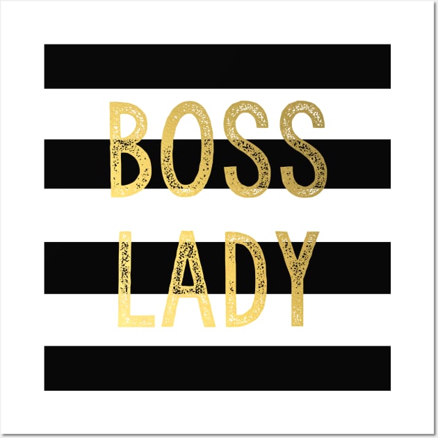 Boss Lady Wall Art Wall Art by GupShup